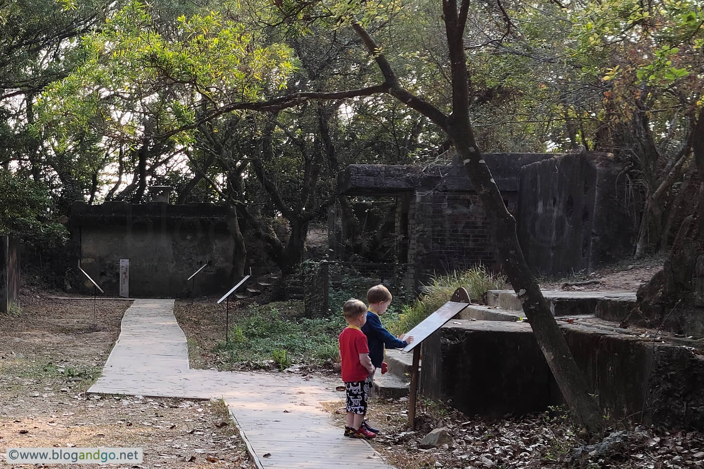 Pinewood Battery - Studying No.1 Gun Platform